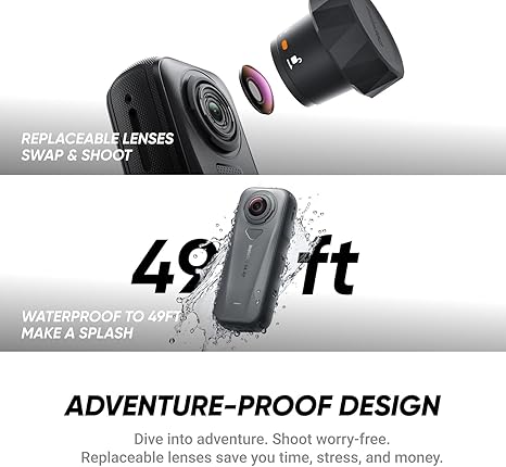 nsta360 X4 Air Starter Bundle | Lightest 8K 360 Action Camera for Epic Adventures