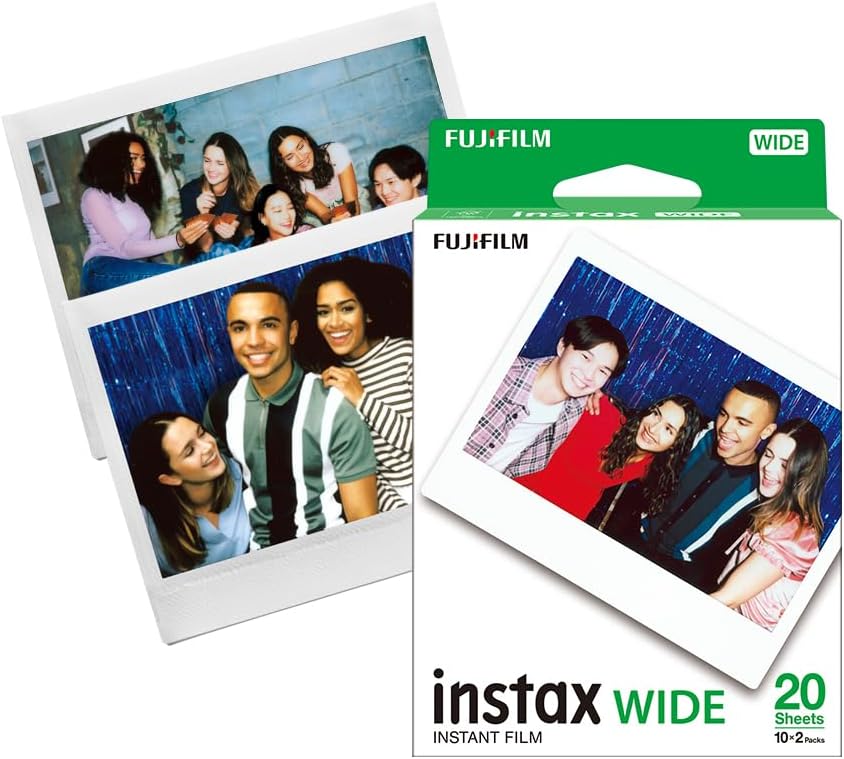 Instax Wide Film White Border, 10 Shot Pack