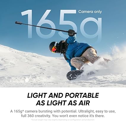 nsta360 X4 Air Starter Bundle | Lightest 8K 360 Action Camera for Epic Adventures